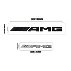 1pc 3D ABS Car Rear Trunk Badge Decal Letters Sticker For Mercedes Benz AMG A B C E G CLA C63 C63S E53 GT SLK W176 W205 W177