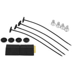 80W Electric Radiator Slim Cooling Fan Kit 7 Inch 12V for Universal Car 800 CFM