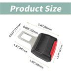 2 Car Seat Belt Extender Seatbelt Extender Seat Belt Padding Extension Buckle Plug Buckle Seatbelt Clip Car Accessor