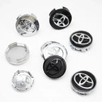4Pcs 57/62mm Car Wheel Center Hub Cap Rim Cover For Toyota Corolla RAV4 LEVIN Yaris C-HR Camry Prado Prius Car Auto Accessories