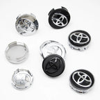 4Pcs 57/62mm Car Wheel Center Hub Cap Rim Cover For Toyota Corolla RAV4 LEVIN Yaris C-HR Camry Prado Prius Car Auto Accessories
