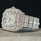 UNIGUET Fashion Diamond Watch for Men Luxury Waterproof Square Quartz Clocks Hip Hop Ice Out Jewelry Wristwatch Male Hot Sell