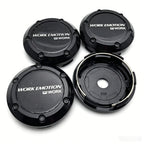 4pcs JDM W Work Emotion Logo Emblem Car Wheel Center Caps 66MM Clips 62MM Hub Wheels Cap Rim Hubcaps Dust Cover Car Accessories
