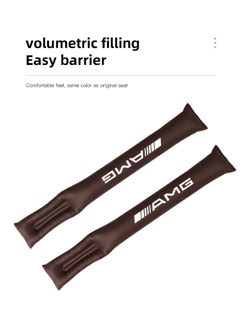 2Pcs Car Seat Gap Filler Leak Proof Sealing Strip For Mercedes Benz AMG W204 W205 W203 W211 W212 W213 W201 W210 W124 W126 W140