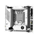 Placa base JGINYUE B760i LGA 1700 compatible con Intel Core 12th 13th DDR5 memoria RAM último mini itx B760i-Snow Dream D5