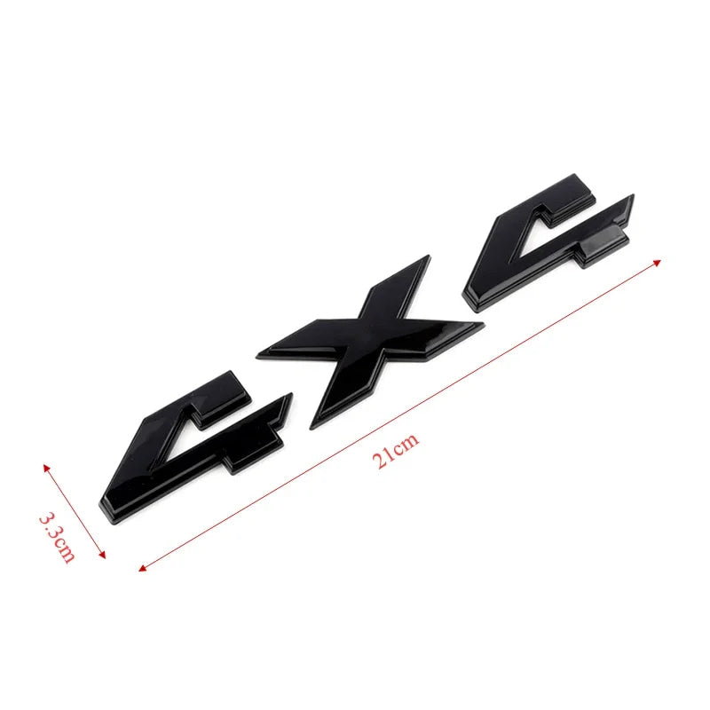 1ABS Emblem Car Stickers For Ram 1500 2500 5.7 Liter Hemi 4X4 Nameplate Charger Viper Magnum Caliber Journey Styling Accessories
