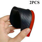 2/4Pcs Carbon Fiber Car Rearview Mirror Rain Shield Eyebrow Flexible Rearview Mirror Rain Shield Protector Eyebrow Rain Cover