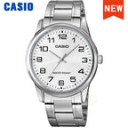 Casio Watch for Men Simple Minimalist Business Style Fashionable Design Water Resistant Quartz Movement MTP-V001
