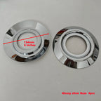 4PCS Aluminum Car Wheel Center Hub Caps for Mercedes-Benz A45S C63S E63S AMG GT GTS C190 Auto Styling Accessories