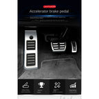LULECI Car Pedals for Audi AT MT 2009-2024 A4 B8 B9 A6 C7 C8 Q5 High Quality Stainless Steel Accelerator Brake Pedal Cover Pads