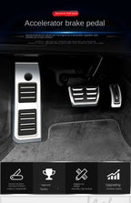 LULECI Car Pedals for Audi AT MT 2009-2024 A4 B8 B9 A6 C7 C8 Q5 High Quality Stainless Steel Accelerator Brake Pedal Cover Pads