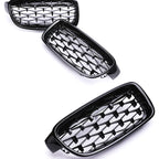 Kidney Front Racing Grille Chrome Black Silver Points Diamond Style Grill For BMW 3 Series F30 F31 2012-2019 320i 328i 330i 340i