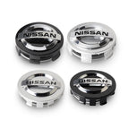 4pcs 54/60MM Car Styling Wheel Center Cap Hub Covers Badge Accessories For Nissan Nismo GTR Qashqai Almera Teana V36 Sylphy Note