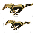 3D Metal Car Front Grille Emblem Logo Rear Trunk Badge Sticker For Ford Mustang Fiesta Focus Ranger Smax Kuga Mondeo Accessories