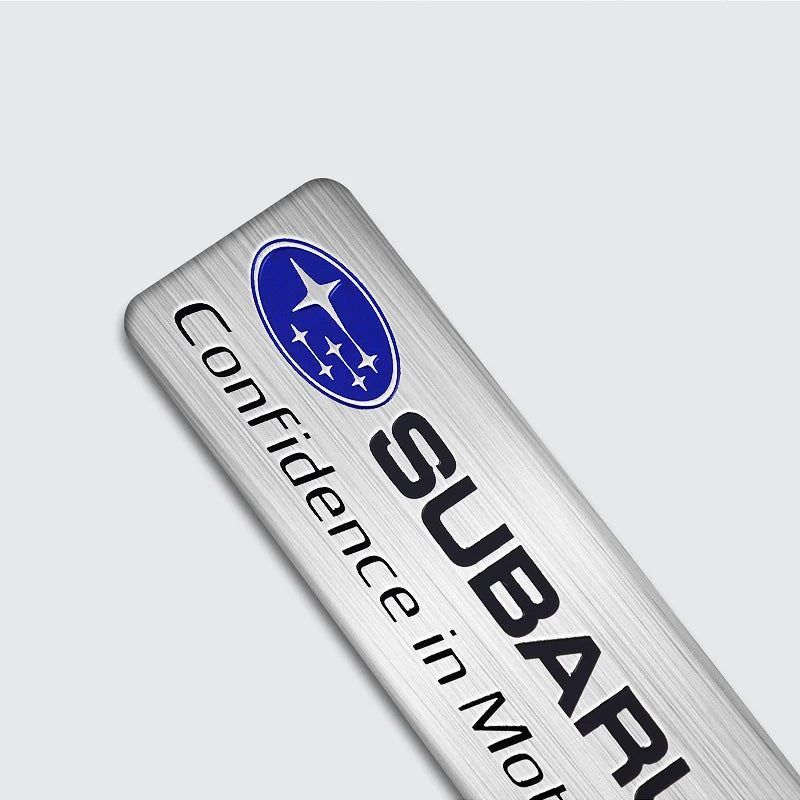 Aluminium Alloy Car Emblem Badge Sticker Decals Decoration For Subaru STI Impreza Legacy WRX BRZ Forester XV Outback Crosstrek