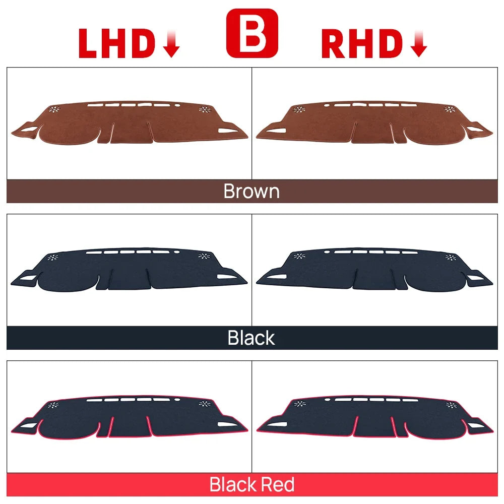 For Toyota Corolla Cross XG10 2021 2022 2023 2024 2025 Hybrid Car Dashboard Mat Sun Shade Non-Slip Pad Cover Carpet Accessories