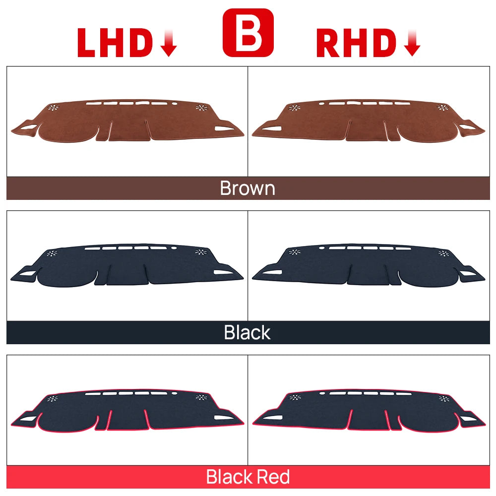 For Toyota Corolla Cross XG10 2021 2022 2023 2024 2025 Hybrid Car Dashboard Mat Sun Shade Non-Slip Pad Cover Carpet Accessories