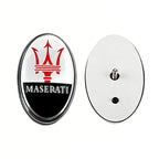 Car Front Hood Emblem Badge for Maserati Granturismo Ghibli Quattroporte Levante Granlusso Coupe Exterior Replacement Part