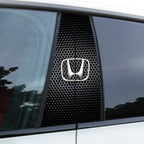 Car Stickers B-Pillar Center Column Decoration Cover Decals Auto Accessorie For Honda Civic FIT CRV Accord Jazz HRV Insight CRZ