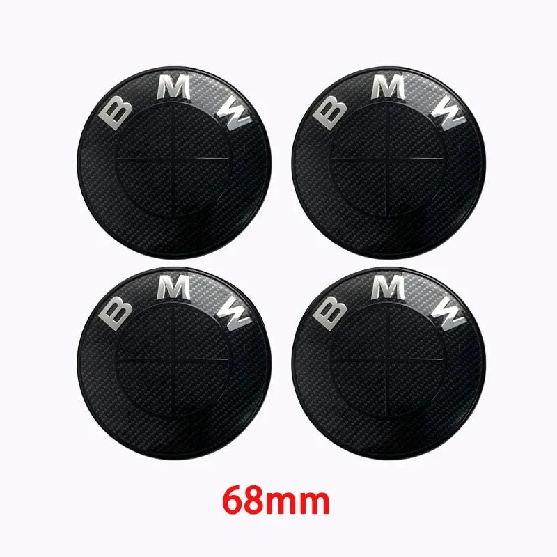 45/74/82mm automobile ABS front and rear logo hub covers are suitable for BMW Group's new badge decoration accessories.