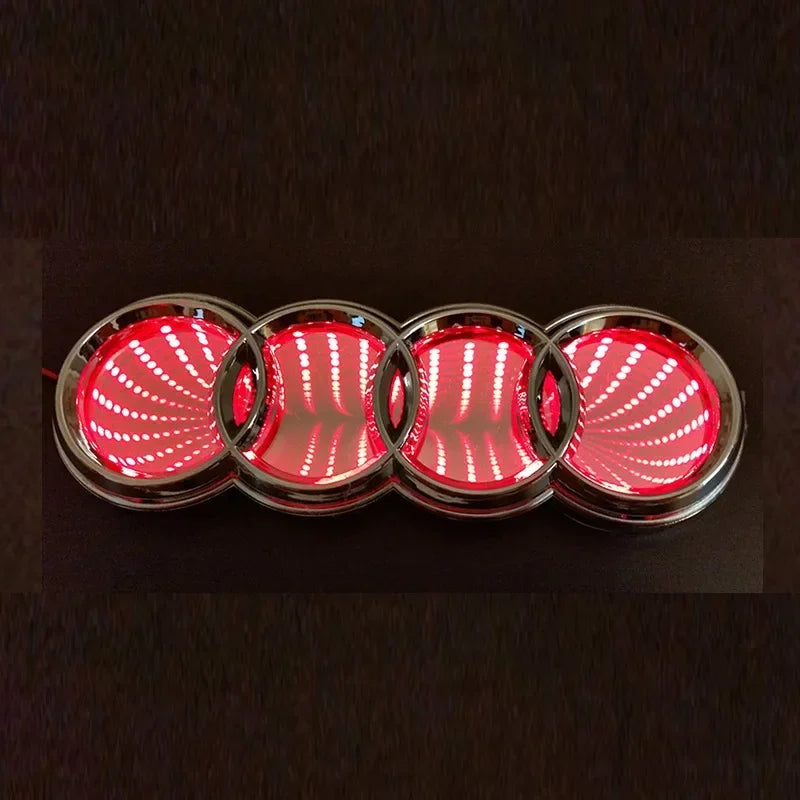 18X5.8CM LED Badge Light Exterior for Audi Q2 Q8 A1 A2 Q3 A3 A4 A5 A6 A7 A8 Q5 Q7 TT Car Rear Trunk Emblem Sticker Accessories