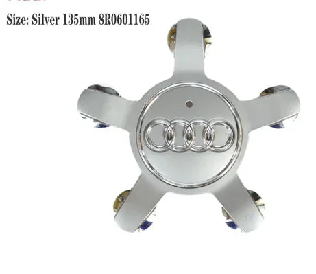 Audi 4pcs 60mm 61mm 68mm 69mm 123mm Car Styling Wheel Center Cap Hub Covers Badge for Audi A3 A4 A5 A6 A7 A8 S4 S6 Sticker