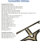 12589226 12498544 12565390 12573949 98544 Cylinder Head Gaskets Set 12589226 1Set For Chevy GMC LS1/LS6 MLS 4.8L 5.3L 5.7L