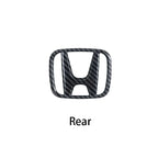 3D ABS Car Emblem Front Head Grill Hood Bonnet Emblem Rear Tail Bumper For Honda Civic 2006-2015 8th 9th 9.5th generation Civic