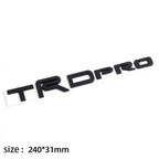 3D Trd Pro Bro Badge Emblem Car Stickers For Toyota Tundra Car Label Rear Trunk Decal Auto rear tail logo body sticker