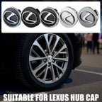 4Pc 56/60mm Logo Hub Caps Car Wheel Center Cover For Lexus CT200h NX300h RX300 RX330 F Sport IS RX NX ES LS GS UX LX LC RC GC GX