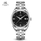Shanghai Watch Calendar Mechanical Men's Watches 40mm Automatic Watches 316L Stainless Steel 50M Waterproof reloj hombre SH3007