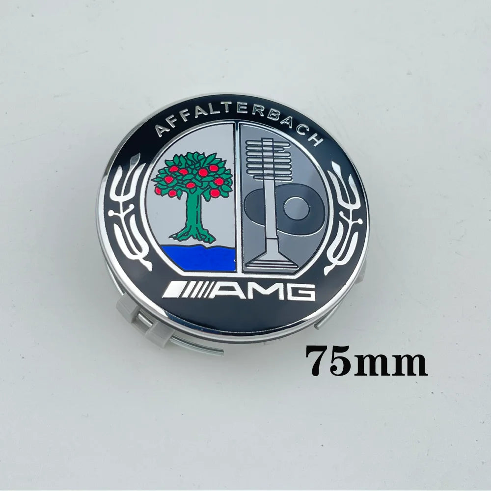 4pcs 75mm Car Wheel Center Caps For Mercedes Benz W203 W204 W205 W212 W213 W222 W223 X253 W176 W177 W117 C118 W166 W167 B/C/E/S