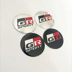 4Pcs 56mm GR Sport Logo Car Wheel Center Hub Caps Stickers Rim Decal For Toyota Corolla 86 Supra CHR Yaris Camry Prius Rav4 Auto