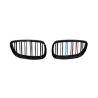 Pair Gloss Matt Carbon Black 3 Color Front Kidney Grille For BMW E92 E93 M3 2006-2009 Racing Grills