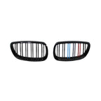 Pair Gloss Matt Carbon Black 3 Color Front Kidney Grille For BMW E92 E93 M3 2006-2009 Racing Grills