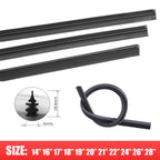 14" - 28" Car Wiper Blade Windscreen Wipers Insert Natural Rubber Strip 6mm Windscreen FR Wipe Car Accessories