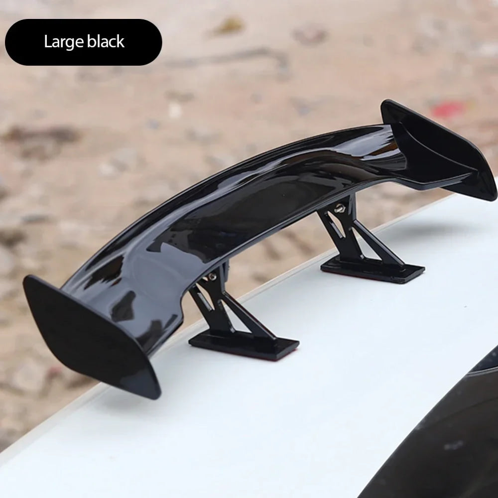 For GT Style Small Rear Trunk Spoiler Wing Car Rear Spoiler Boot Mini Wing Model Decoration Auto Accessories Universal Wing