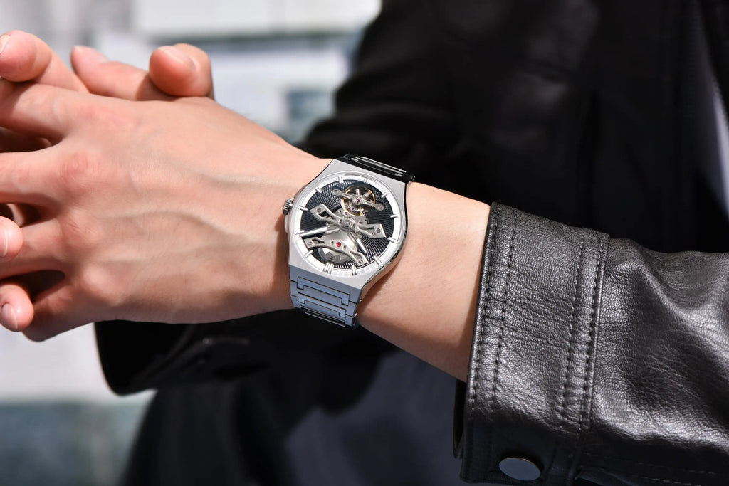 PAGANI DESIGN New 42MM Hollow Tourbillon Luxury Men Mechanical Watch Sapphire Glass Automatic Watches For Men Relojes hombres