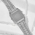 Casio Men's Watch Dual Display Screen Retro Style Personalized Dial Design Quartz Movement Water Resistant AQ-230A-