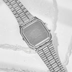Casio Men's Watch Dual Display Screen Retro Style Personalized Dial Design Quartz Movement Water Resistant AQ-230A-