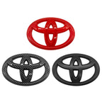 Car Steering Wheel Decorative Stickers Emblem For Toyota Hilux Prius Avensis Auris Verso Corolla Camry Car interior stickers