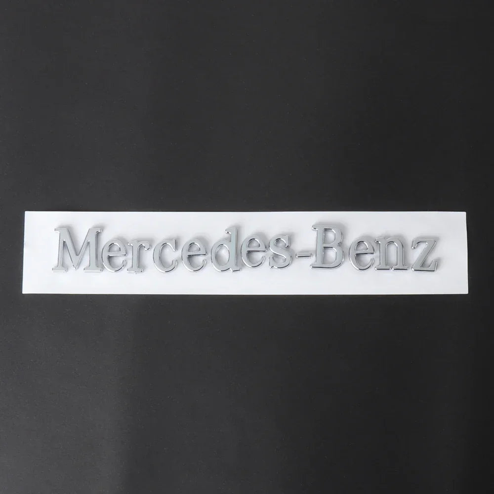 1pcs 3D ABS Car Badge Rear Trunk Body Sticker Emblem Decoration For Mercedes Benz AMG W108 W124 W126 W140 W205 W201