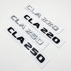 3D Letters CLA180 CLA200 CLA220 CLA250 CLA260 4Matic ABS Emblem for Mercedes Benz C118 Car Fender Trunk Rear Logo Sticker