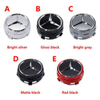 Car Wheel Center Hub Caps 75mm ABS Replacement For Mercedes AMG G Class G63 G500 Modified Styling Accessories Part A0004000900
