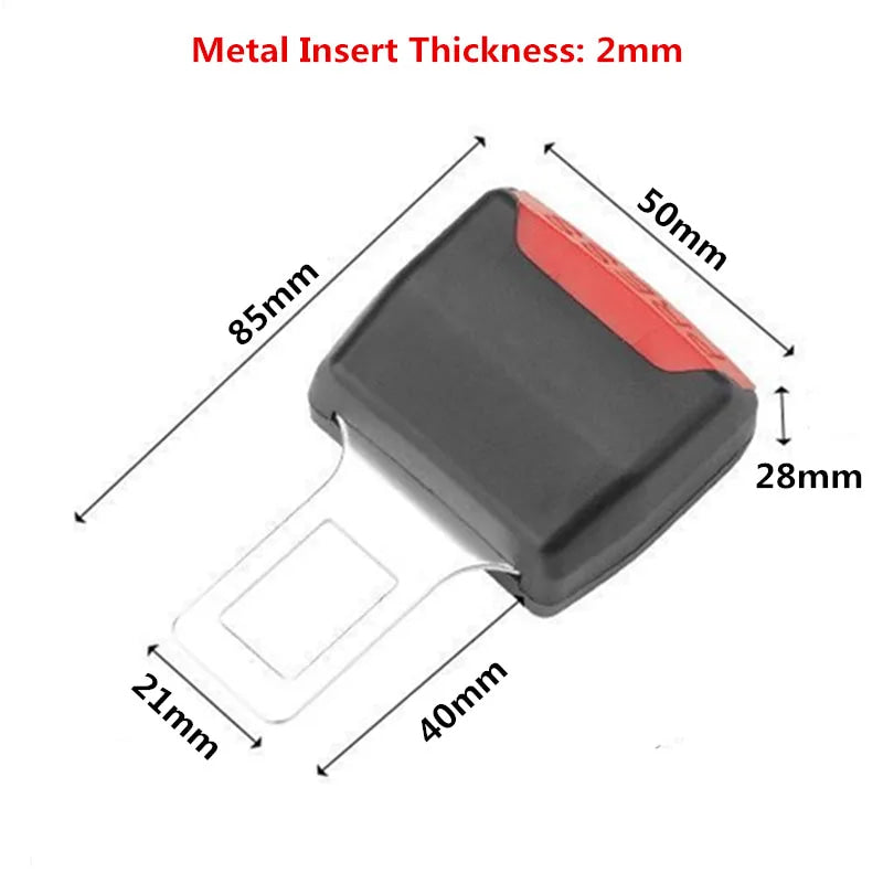 Car Seatbelt Extender Auto Seat Belt Extender Vehicle Thickened Insert Plug Buckle Extension Accessories