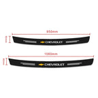 Carbon Fiber Car Rear Bumper Trunk Guard Protected Sticker for Chevrolet Malibu Captiva Cavalier Onix Aveo Silverado Chevy Tahoe