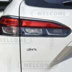 3D Metal SR Logo Car Letter Emblem Badge Sticker Trunk Decals For Nissan Altima Kicks Sentra Maxima X-Trail Styling Accessories