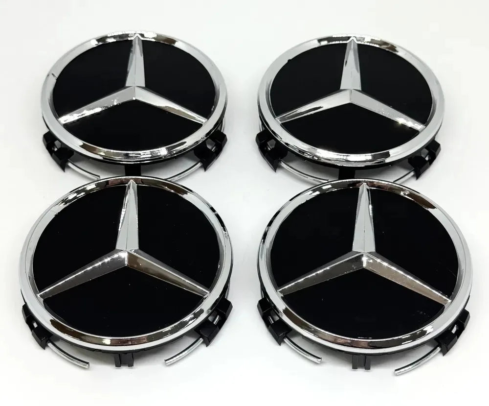 4pcs 75mm Car Wheel Center Hub Cap Emblem For Mercedes Benz B/C/E/S W204 W205 W212 W213 W221 W177 W246 GLA GLC CLA Accessories