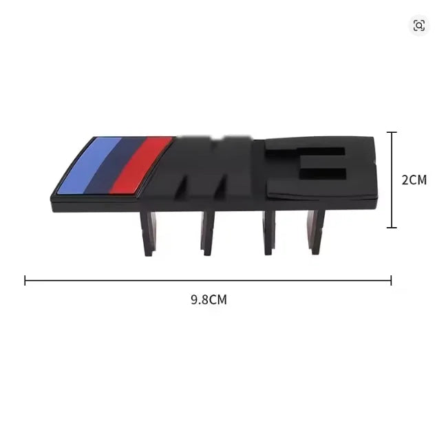 3D Car Front Grille M Badge Emblem Decoration Accessories For bAB-BMW M M1 M2 M3 M4 M5 M6 M7 E39 E87 E60 E46 E53 E90 F10 F20 F25