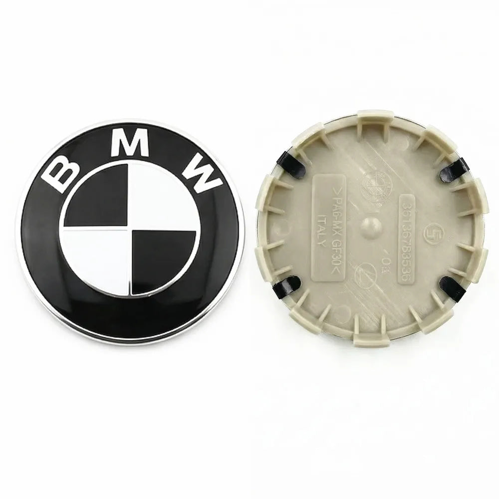 For BMW M X1 X3 X5 X6 X7 1 3 4 5 6 7 Series E36 E39 E46 E60 E90 4pcs 68mm 56mm Car Cover Wheel Hub Center Caps Badge Logo Emblem